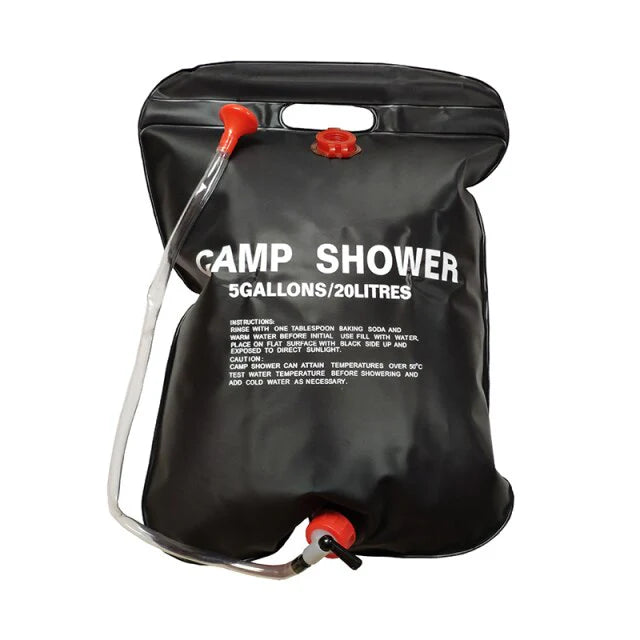 Portable folding outdoor bath bag