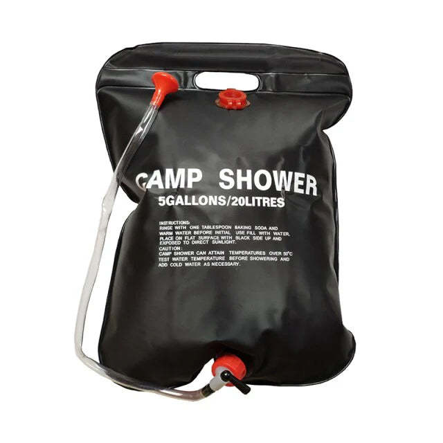 Portable folding outdoor bath bag