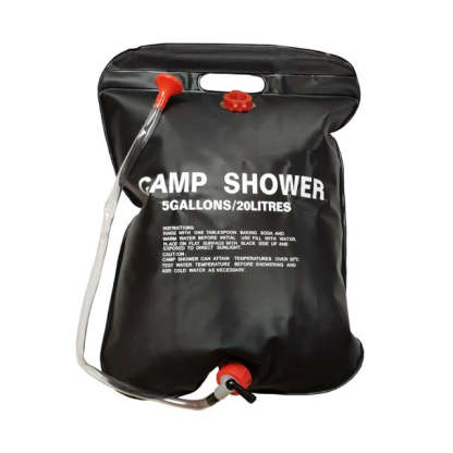 Portable folding outdoor bath bag