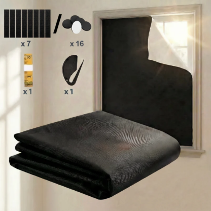 Blackout Blinds – Magnetic No-Drill Window Light Blocker