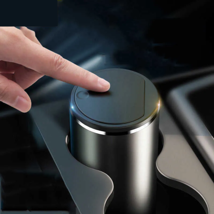 Compact Car Trash Can with Pressing Lid (500 ml)