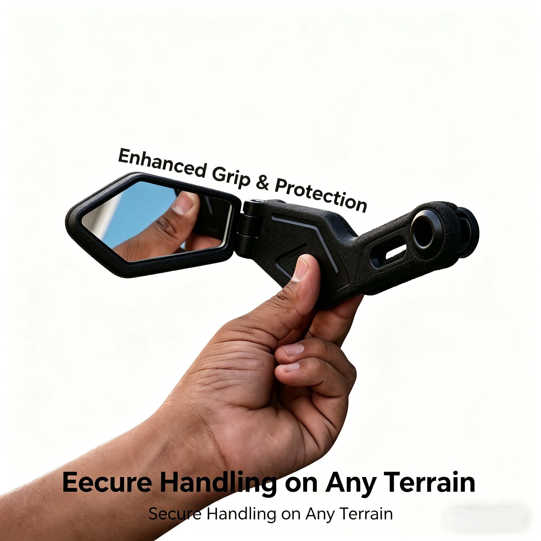 Lever Protector With Mirror 2.0 Universal Fit For All Bikes
