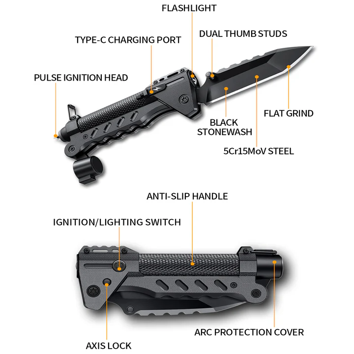 Ultimate 4-in-1 Survival Tool
