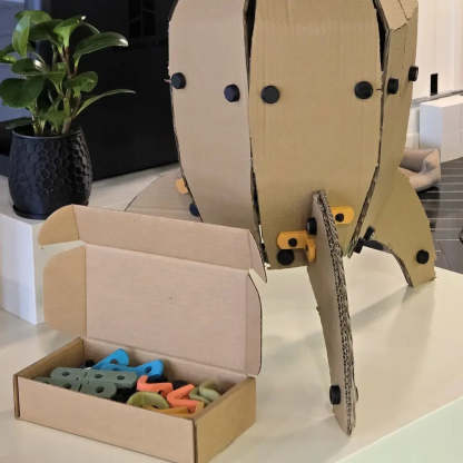 Cardboard Building Kit – Open-Ended Screen-Free Creativity for Kids