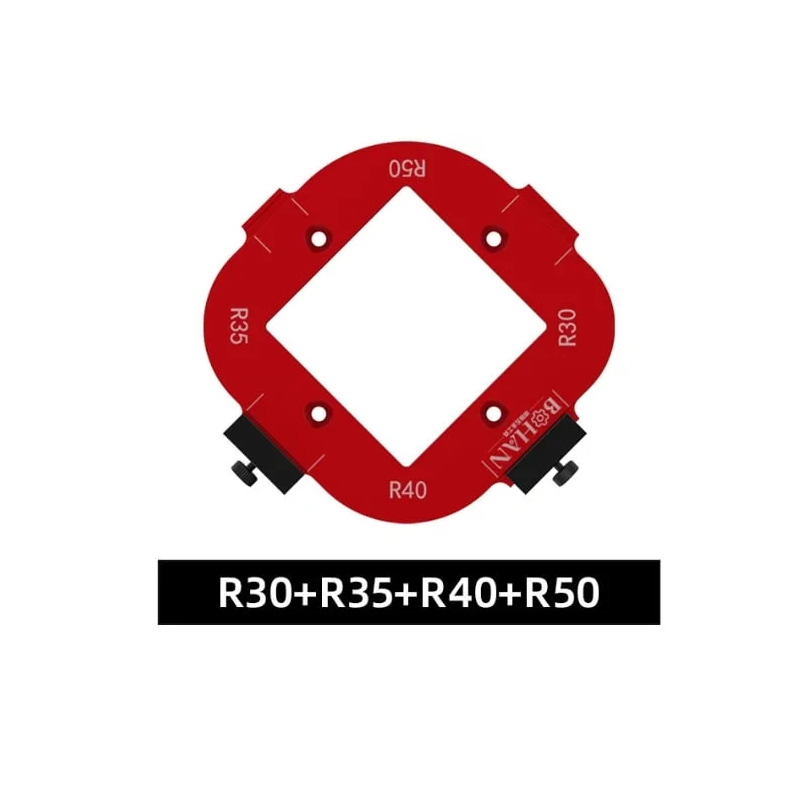 4-in-1 Corner Radius Router Template