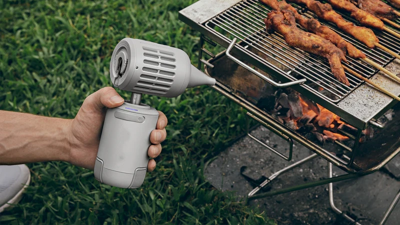 Multi-functional outdoor fan