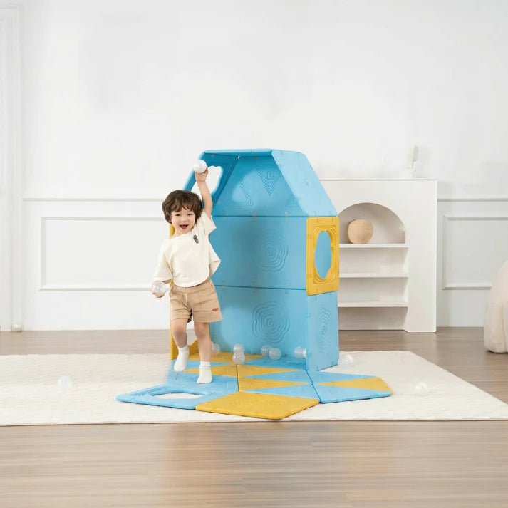 MagiForm Giant Magnetic Building Forts – 18-Piece Creative Playhouse Set