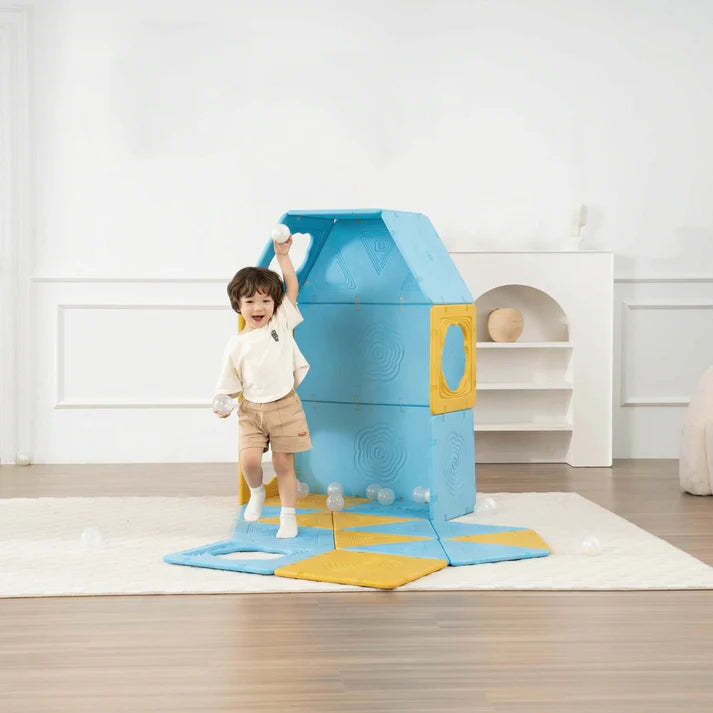 MagiForm Giant Magnetic Building Forts – 18-Piece Creative Playhouse Set