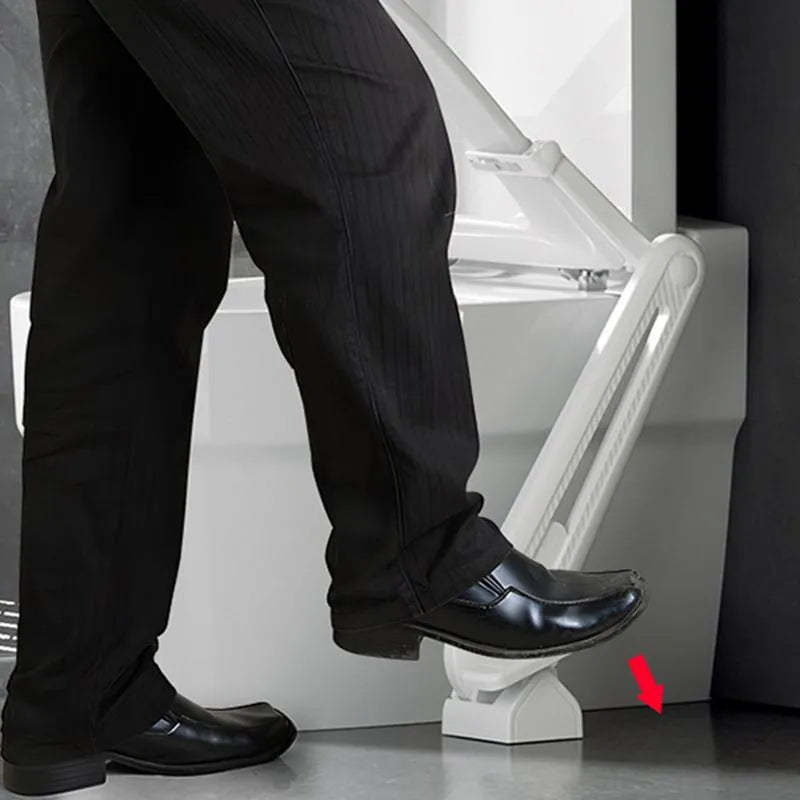 Toilet Seat Foot Pedal Lifter – Hands-Free Toilet Seat Lift Mechanism