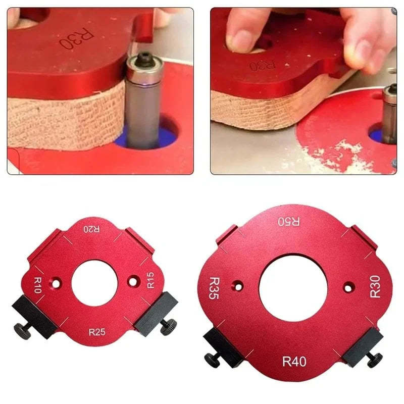 4-in-1 Corner Radius Router Template