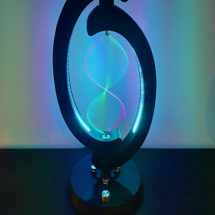 Kinetic RGB LED Lamp – Stroboscopy & Standing Wave Light Show