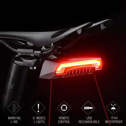 Tail Light with Turn Signals – Wireless Remote Control Brake Light