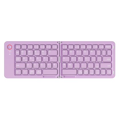 Compact wireless folding keyboard