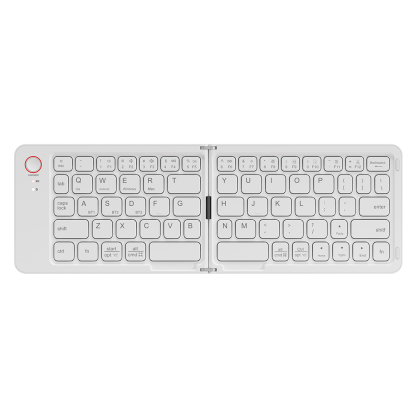 Compact wireless folding keyboard