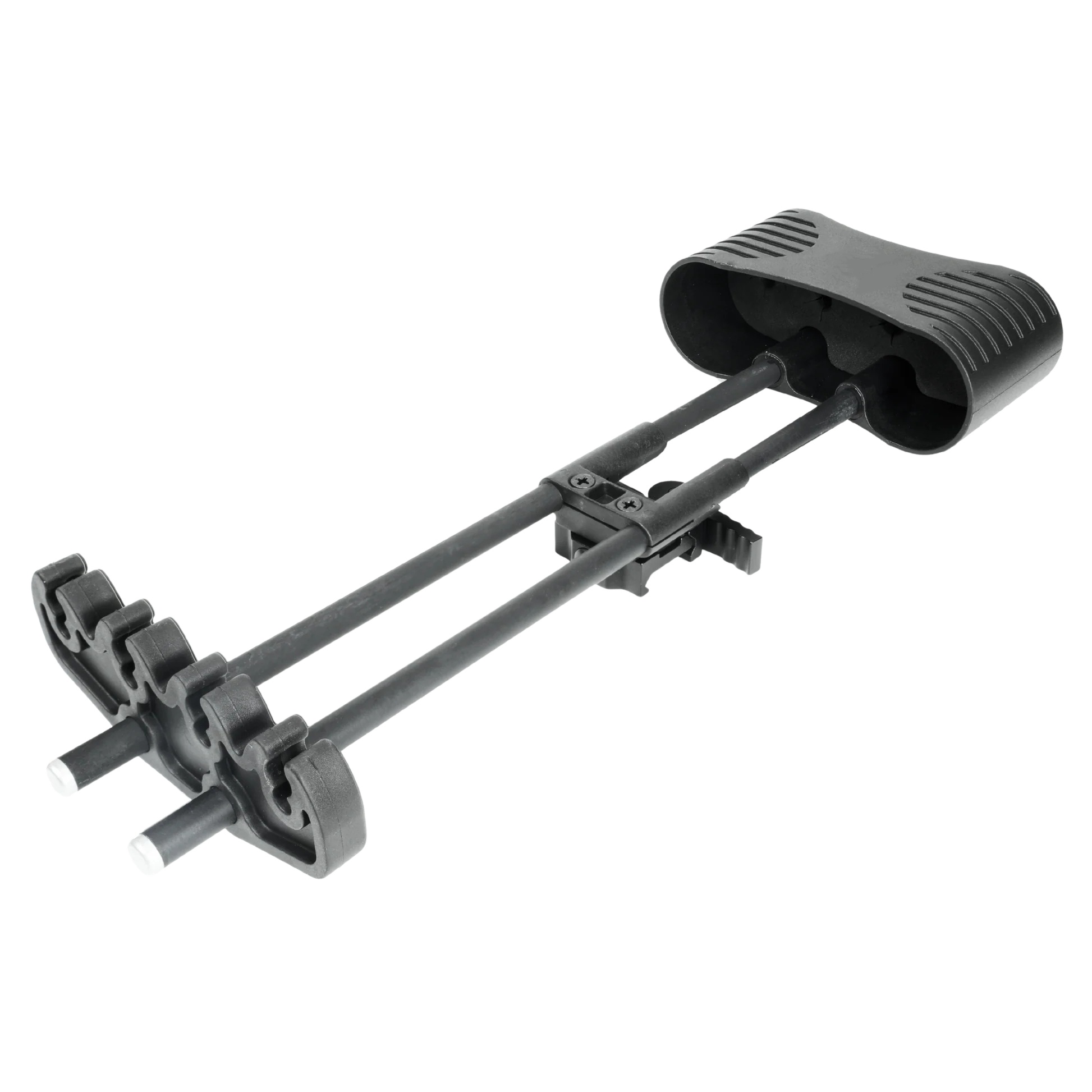 Crossbow quiver – holds 4 arrows (5.5 mm–8.8 mm) – quick-release 20 mm Picatinny rail