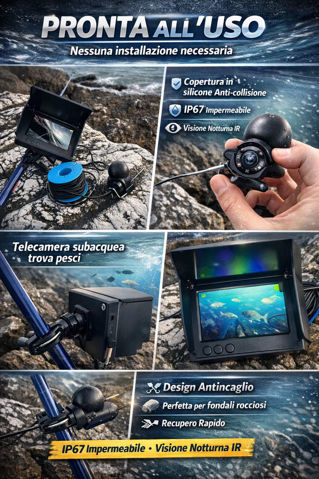 Underwater micro-camera