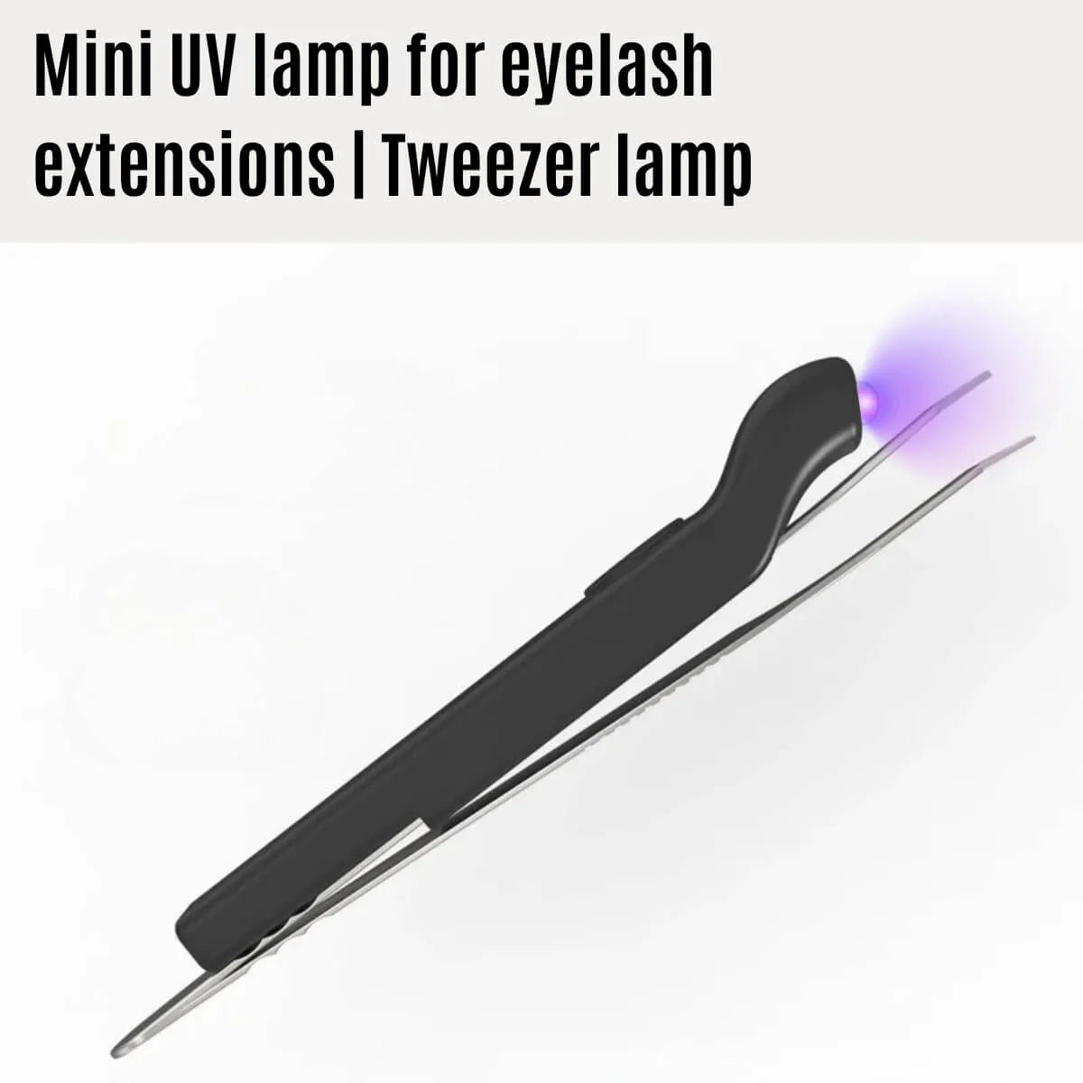 Mini Wireless UV Eyelash Lamp | Fast Heat-Free Curing UV Lash Extension Lamp