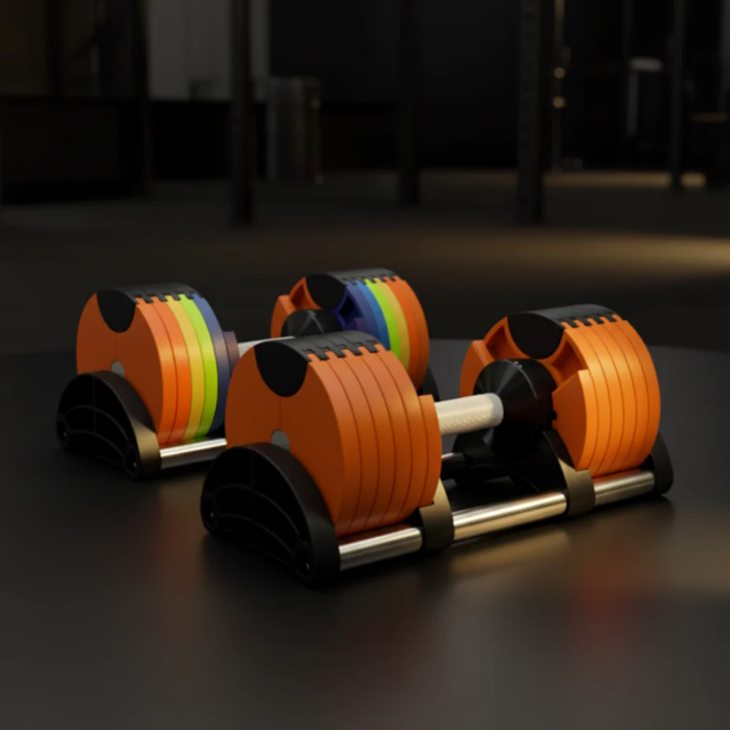 Rainbow Adjustable Dumbbell Set — 2KG to 50KG (5LB to 110LB)