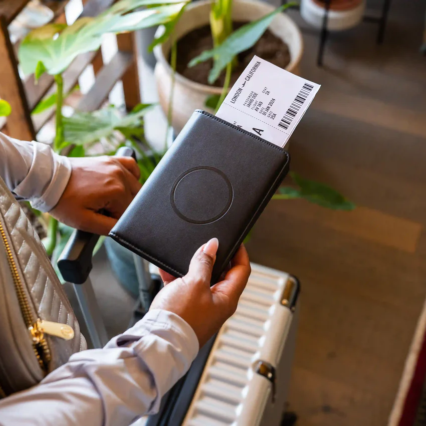 Vegan Leather Passport Holder