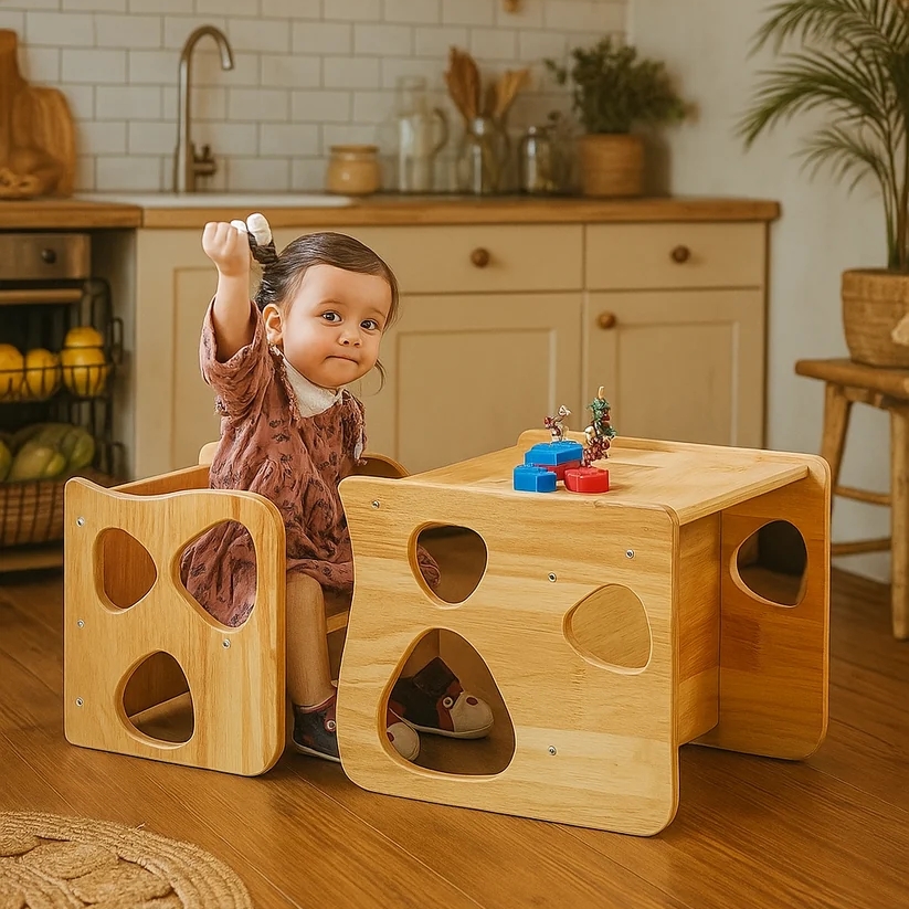 Montessori Weaning Table & Chair Set