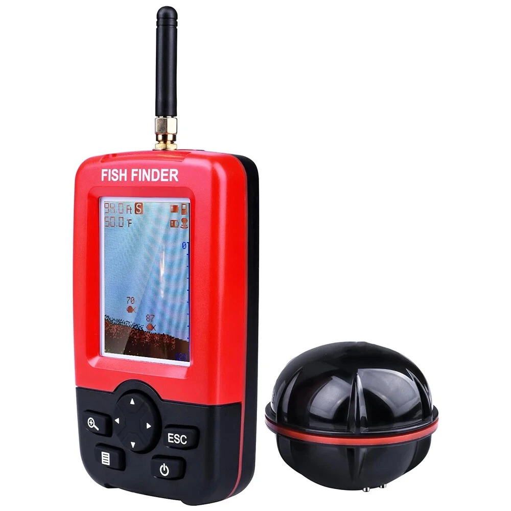 Portable Wireless Sonar Fishing Alert Fish Finder Underwater Fishing Detector