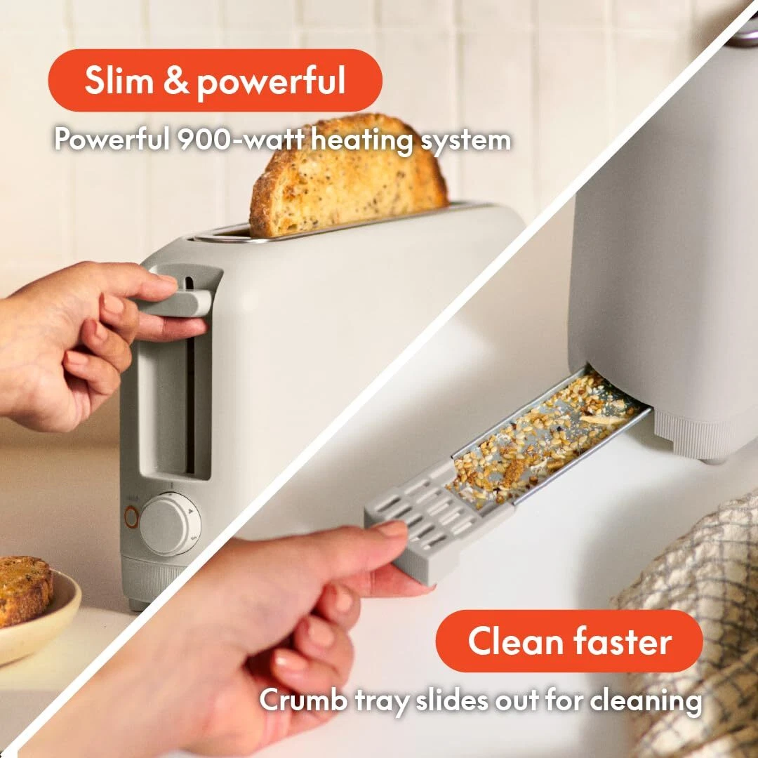2-slice ultra-slim toaster