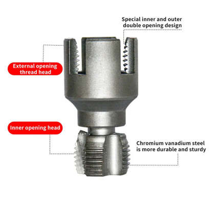 New Integrated Internal & External Pipe Thread Cutting Tool