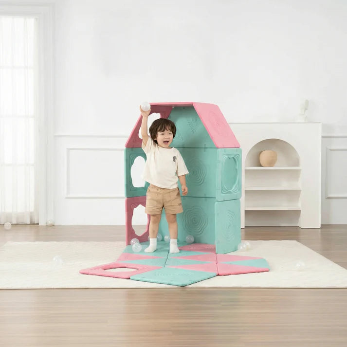 MagiForm Giant Magnetic Building Forts – 18-Piece Creative Playhouse Set