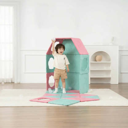 MagiForm Giant Magnetic Building Forts – 18-Piece Creative Playhouse Set