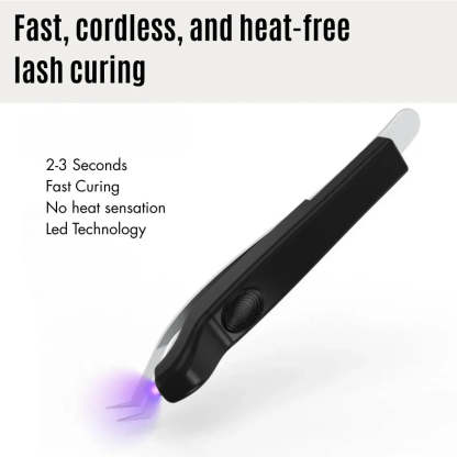 Mini Wireless UV Eyelash Lamp | Fast Heat-Free Curing UV Lash Extension Lamp