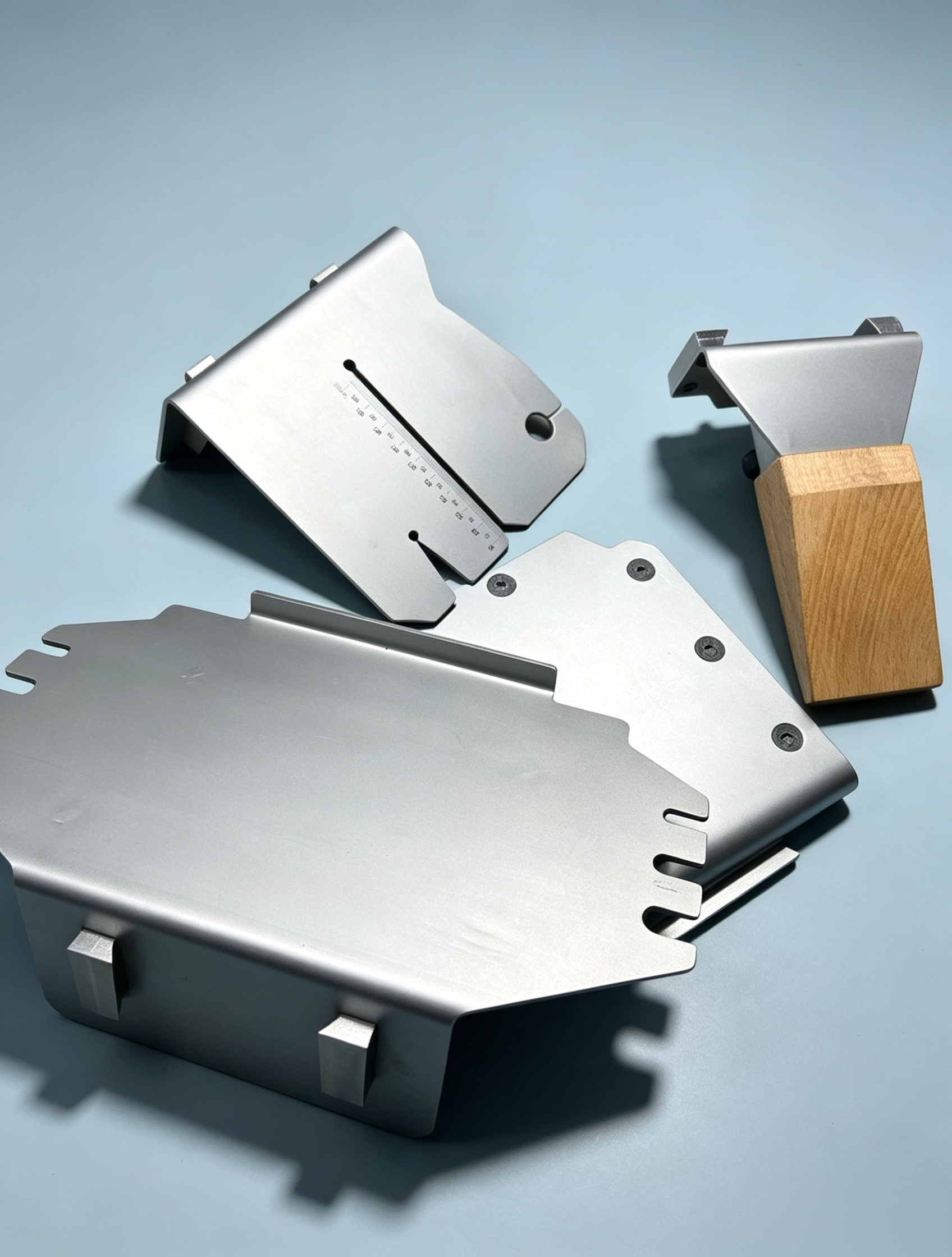Multi-Function Work Support Platform – Stainless Steel, Anti-Glare Surface, For Soldering, Engraving & Microscope Work