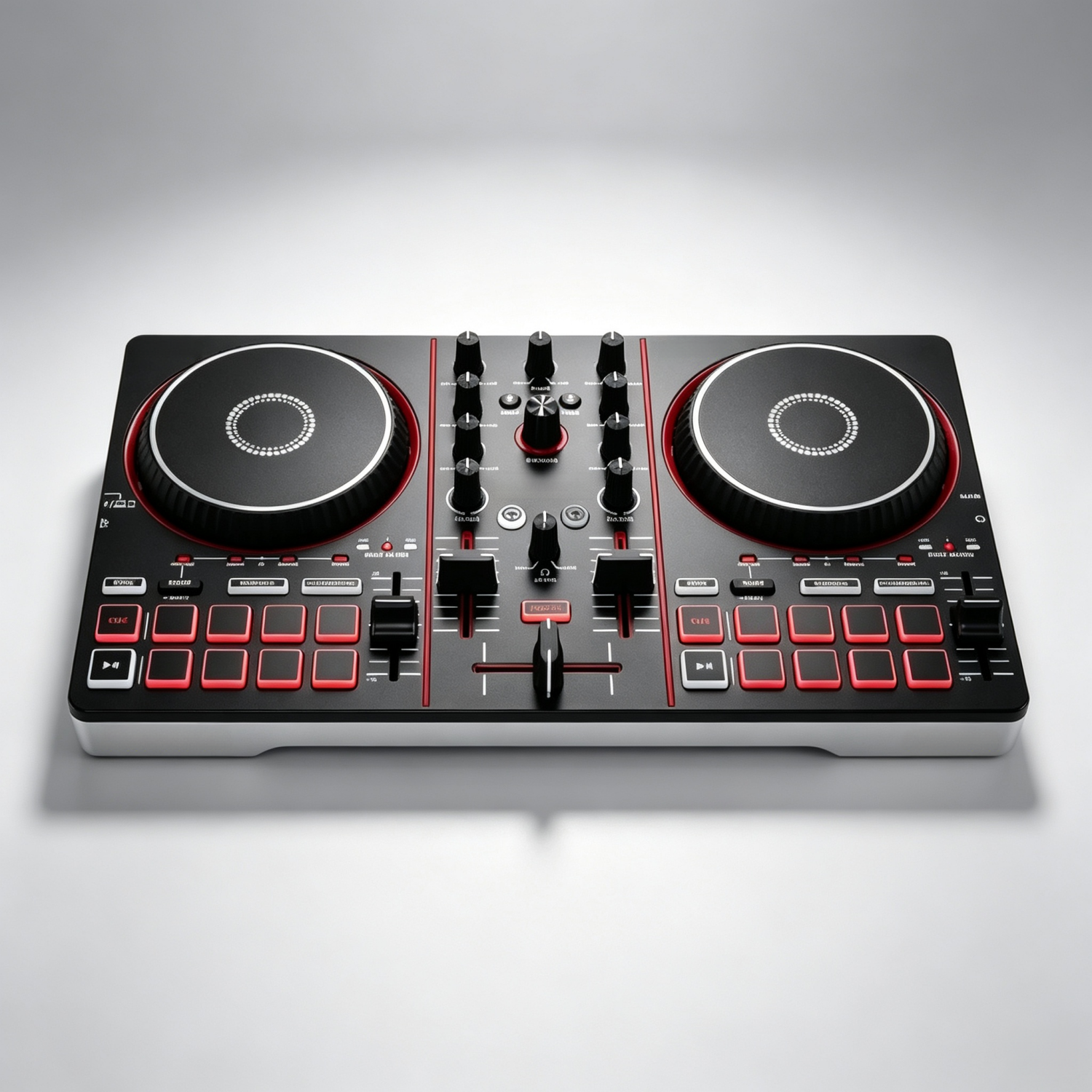 Portable DJ Controller – Beginner-Friendly with Party Lights