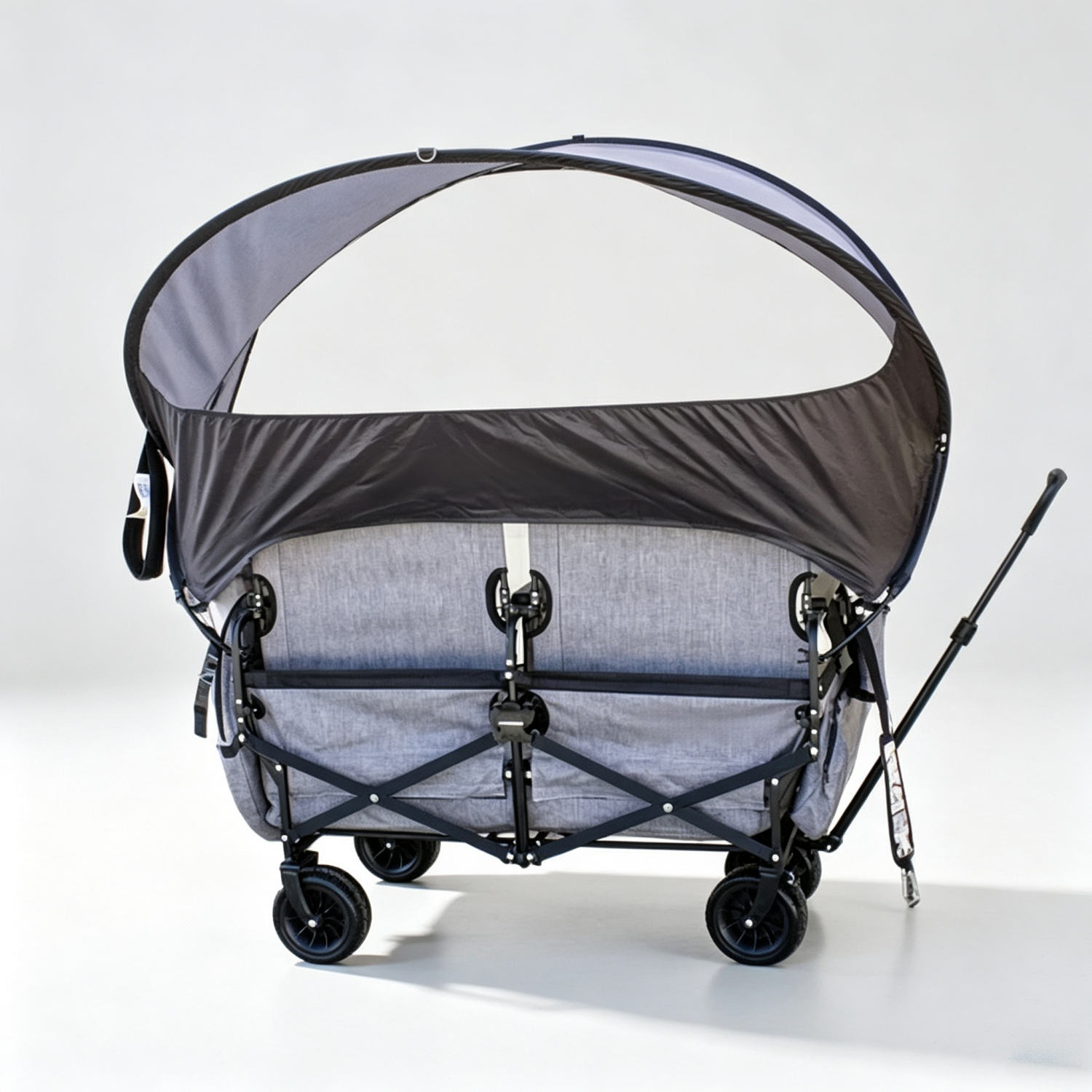 3-in-1 Wagon with Seats, Canopy & Storage