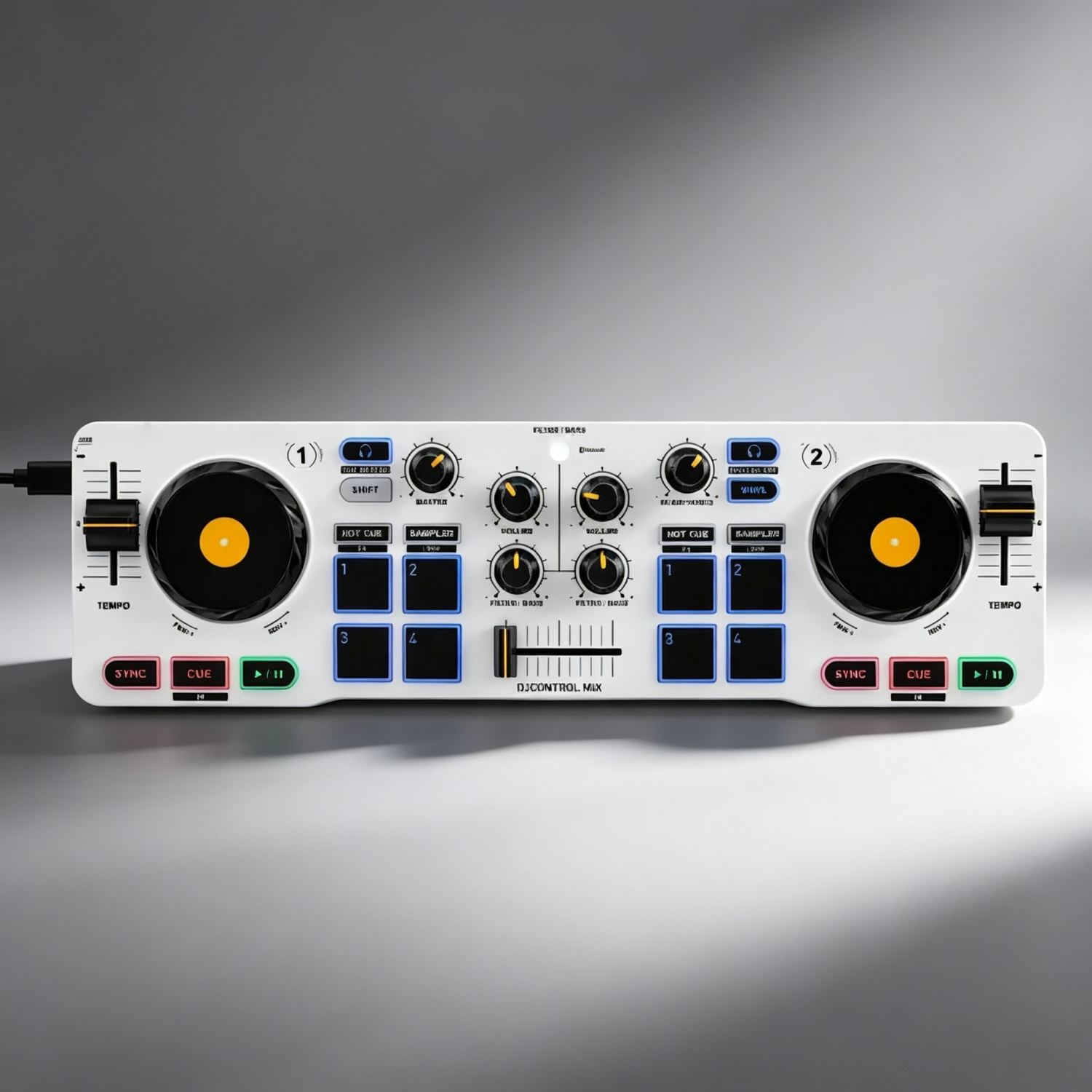 Ultra‑Mobile DJ Controller – 10hr Battery, Bluetooth