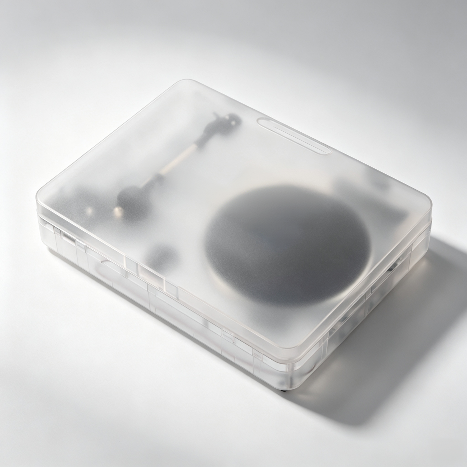 Portable Vinyl Turntable with a Stunning Transparent Design