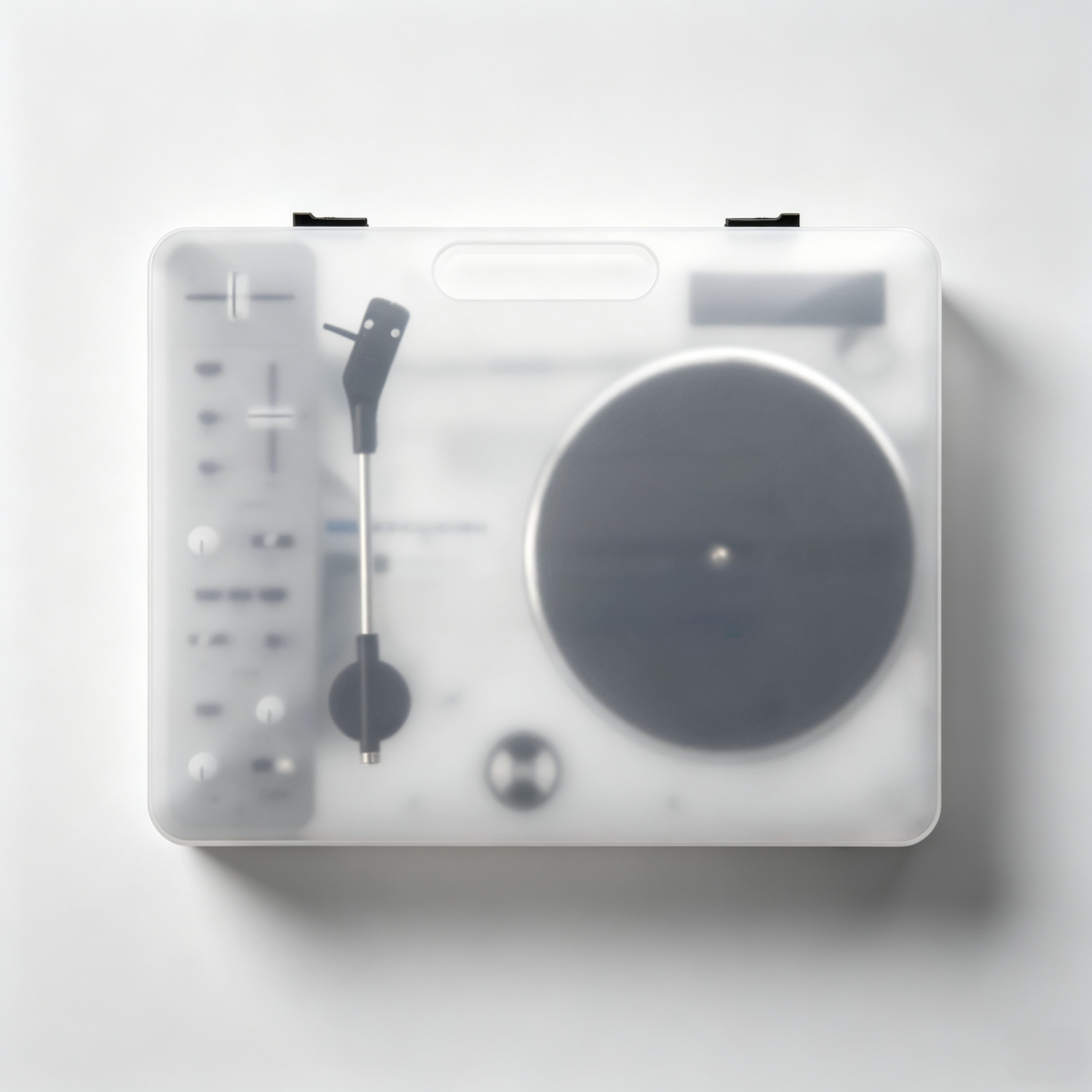Portable Vinyl Turntable with a Stunning Transparent Design