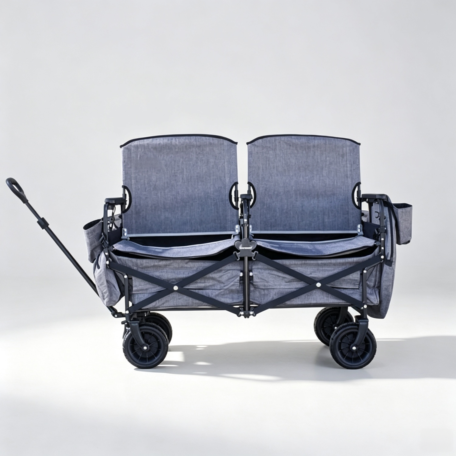 3-in-1 Wagon with Seats, Canopy & Storage