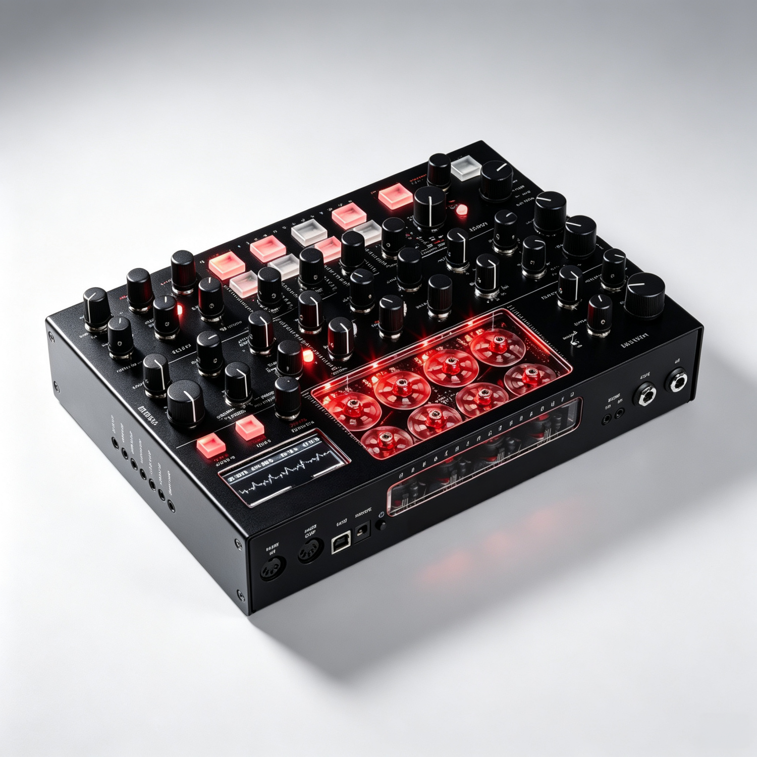 Electro-Mechanical Desktop Synthesizer, Motor-Driven Analog Synth with Unique Oscillator Engine
