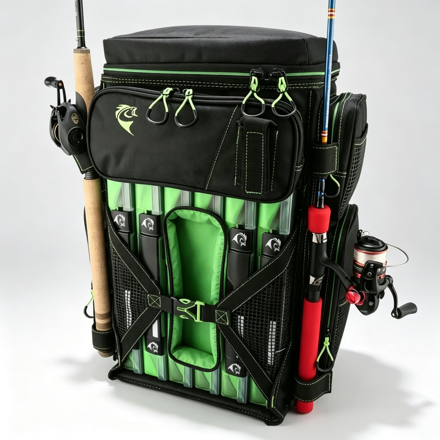 Fishing Tackle Backpack – 6+4 Tray System