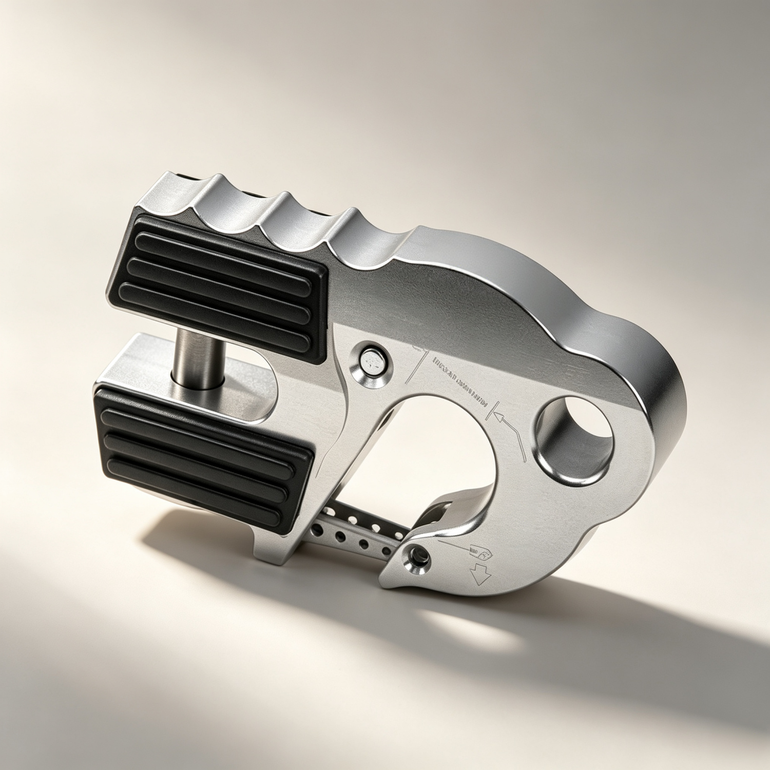 Heavy Duty Winch Hook with Closed System Shackle Mount