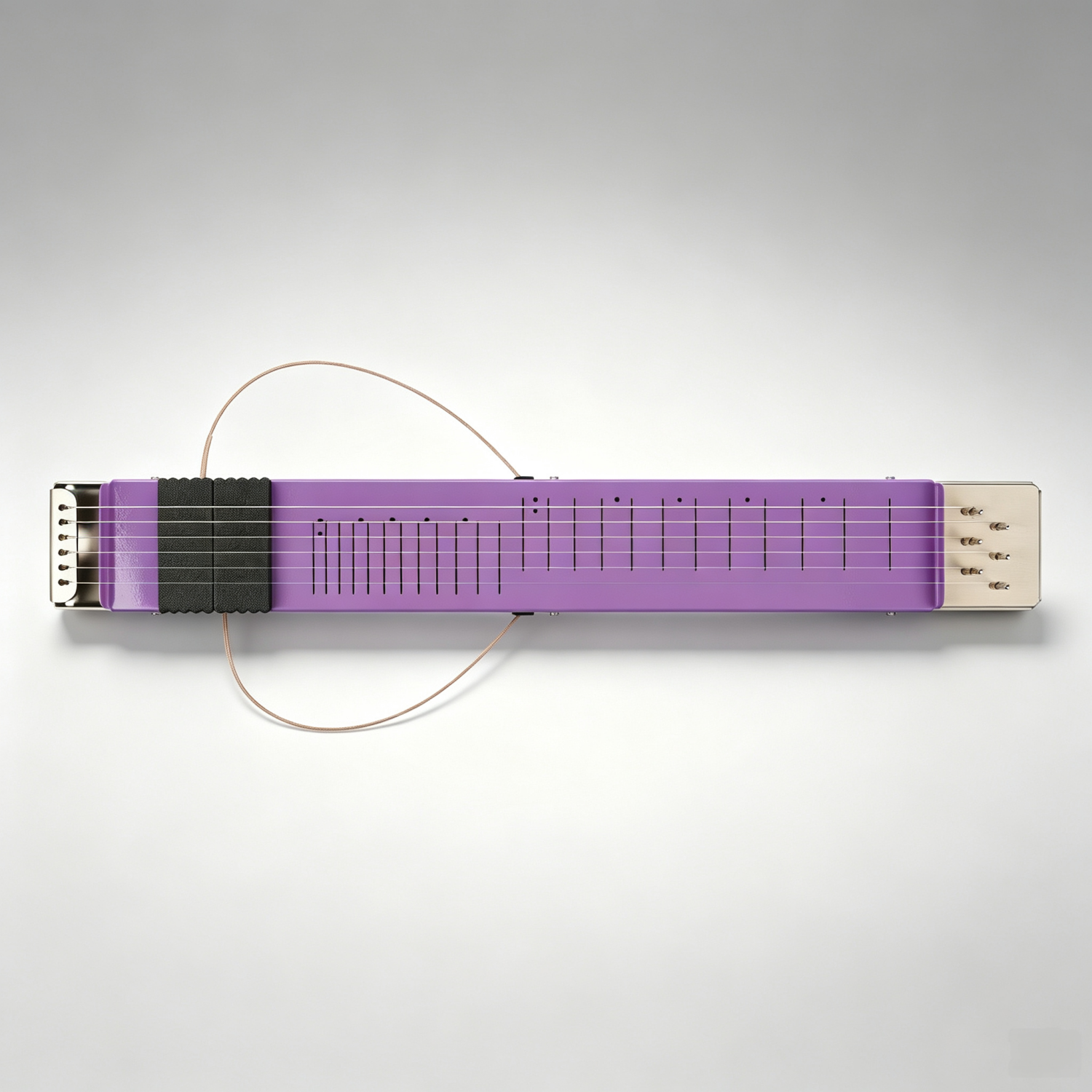 Movable Dual-Pickup Lap Steel Guitar – 6-String, Mono/Stereo