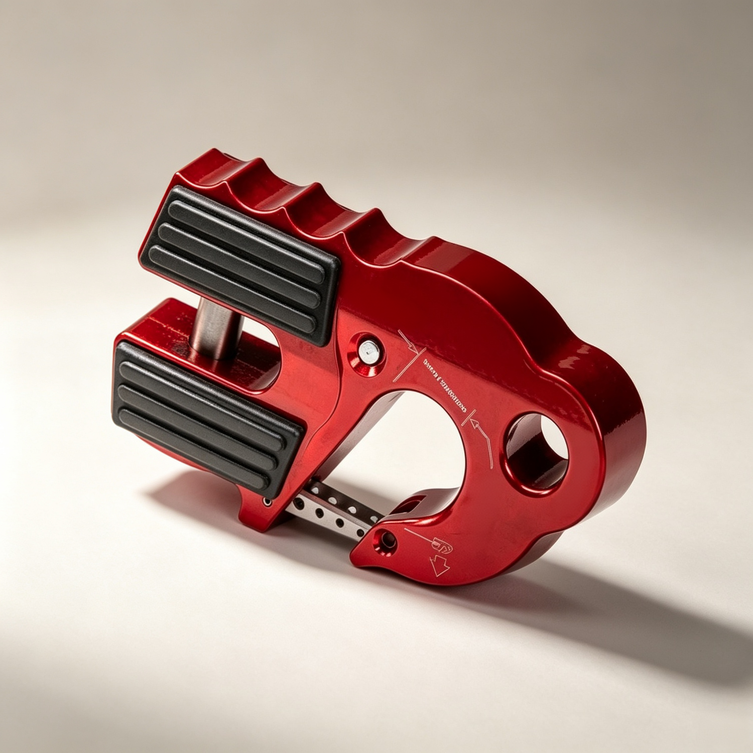 Heavy Duty Winch Hook with Closed System Shackle Mount
