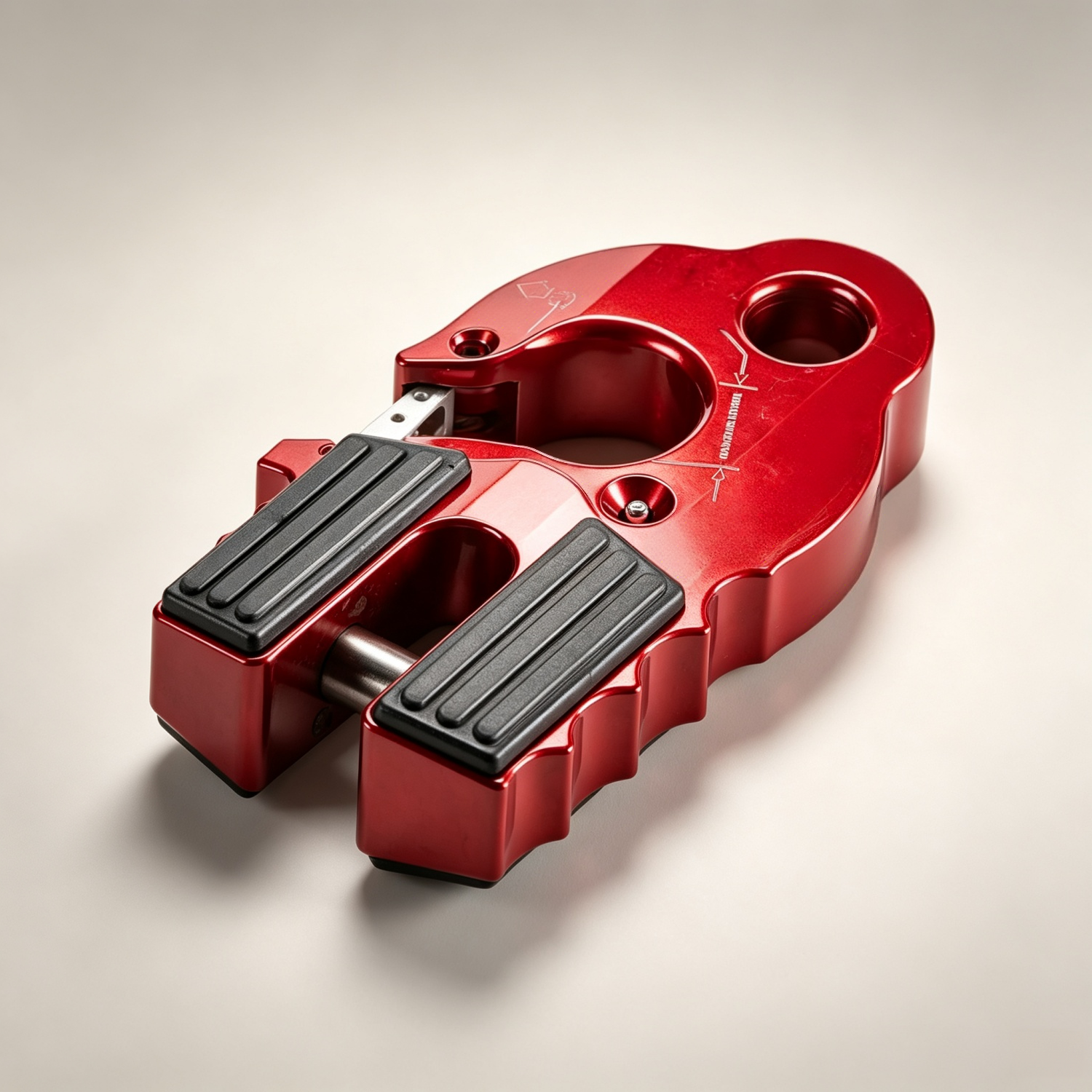 Heavy Duty Winch Hook with Closed System Shackle Mount