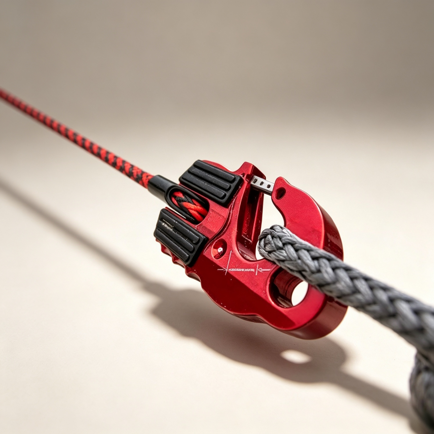 Heavy Duty Winch Hook with Closed System Shackle Mount