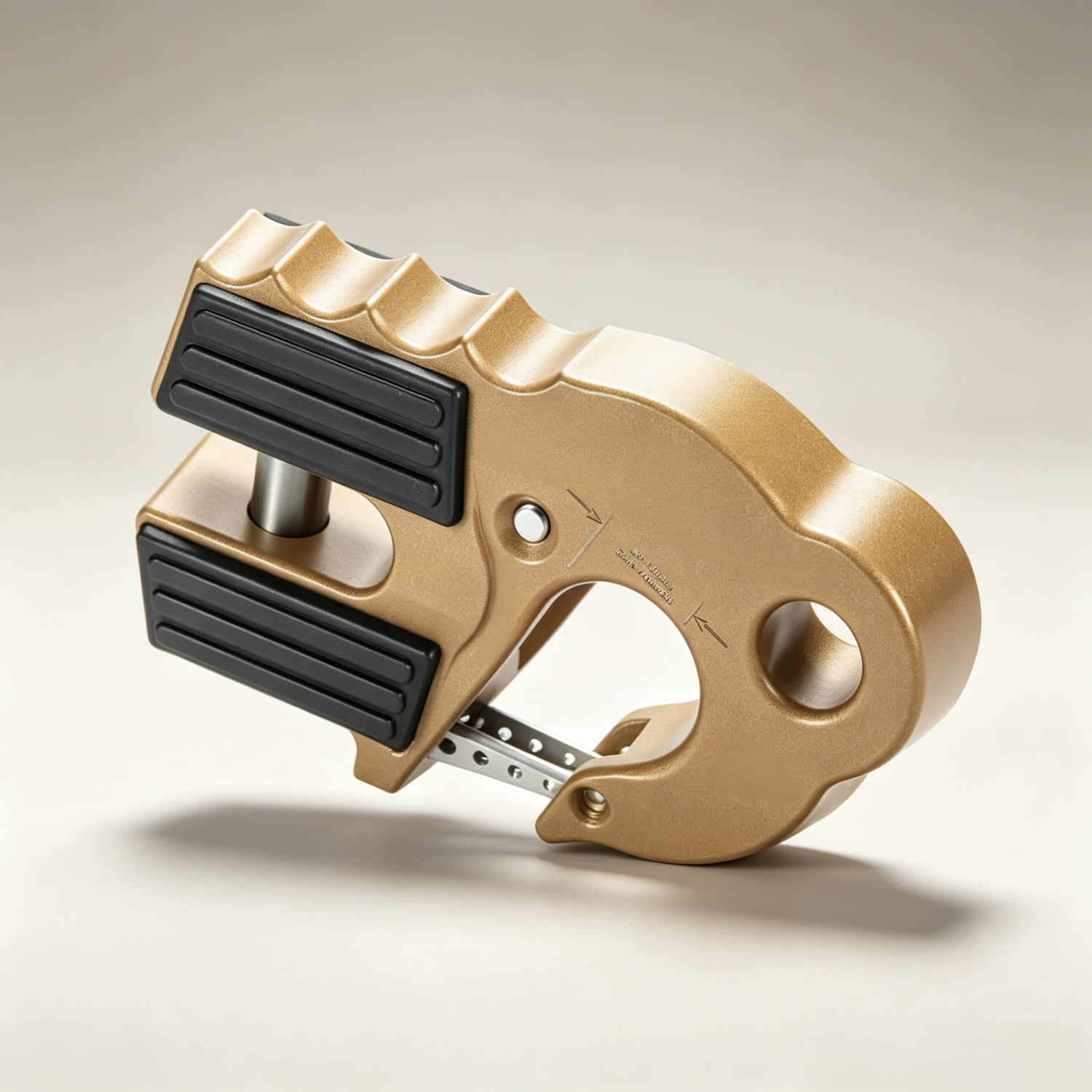 Heavy Duty Winch Hook with Closed System Shackle Mount
