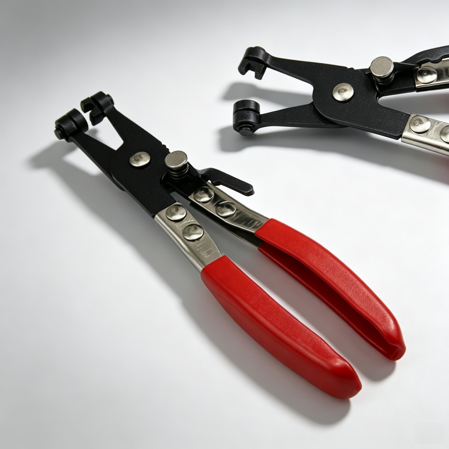 9-Piece Hose Clamp Pliers Set – Flexible Cable & Swivel Jaws