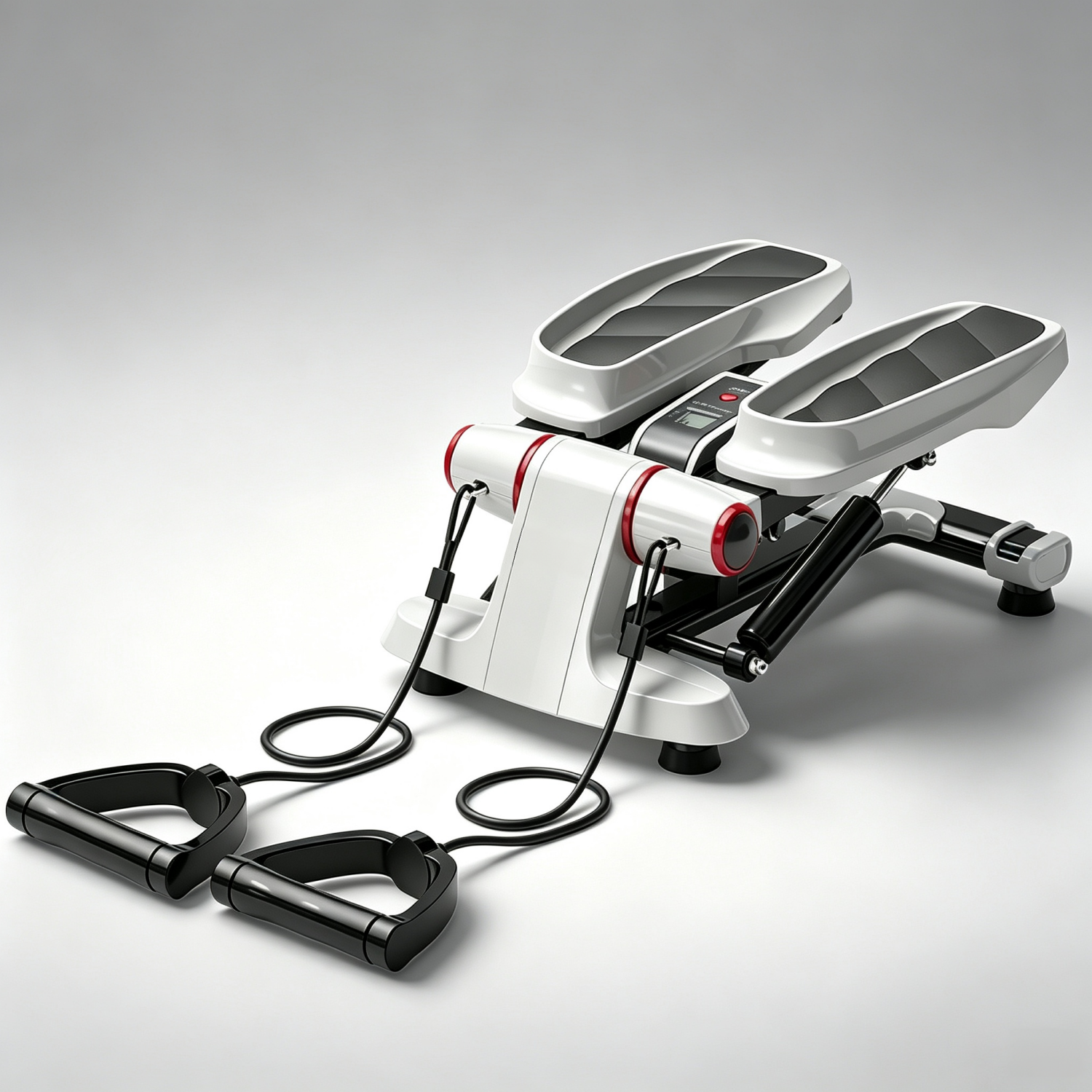 Mini Stepper with Resistance Bands – Compact Full-Body Workout
