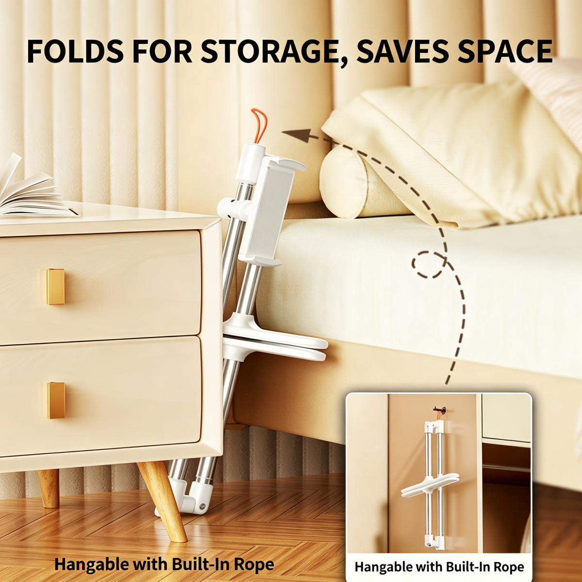 Watch, Read & Relax — Hands-Free From Bed