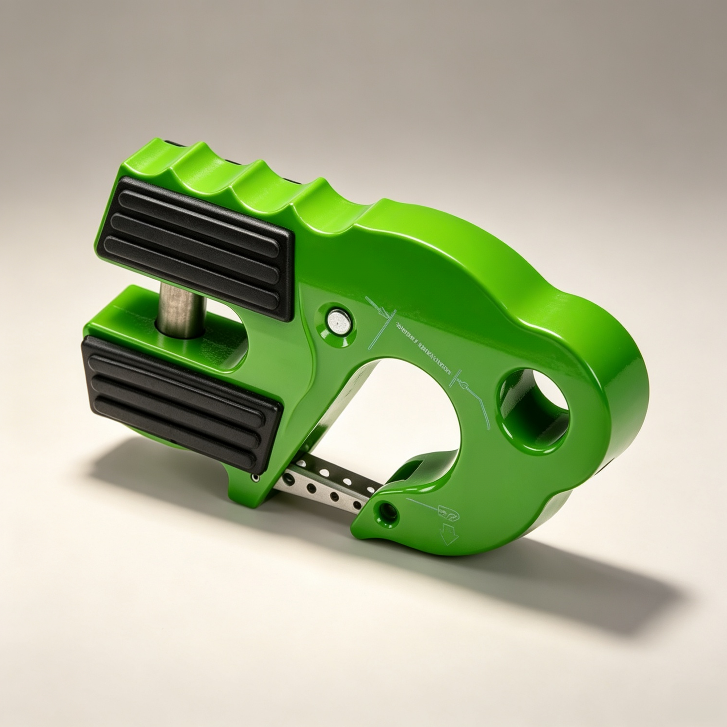 Heavy Duty Winch Hook with Closed System Shackle Mount