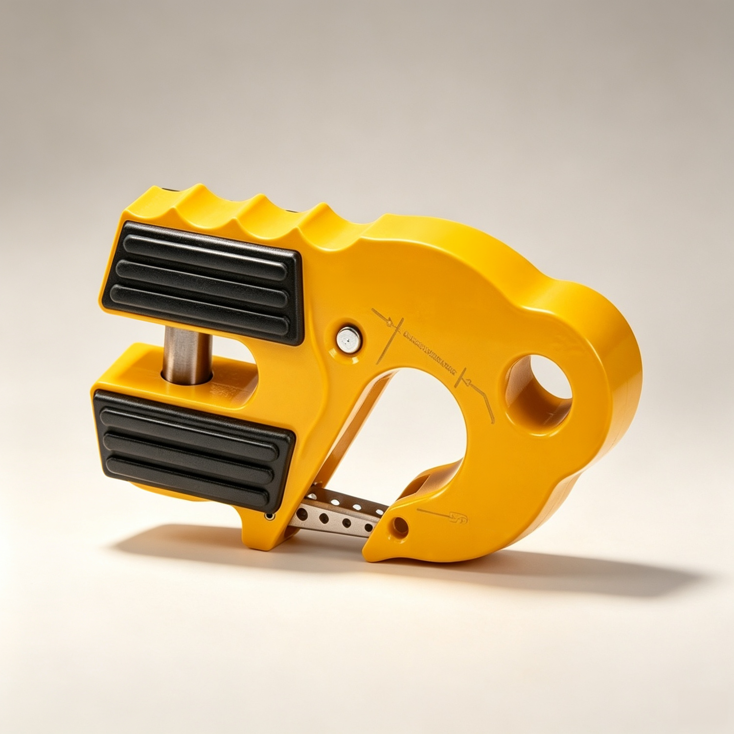 Heavy Duty Winch Hook with Closed System Shackle Mount